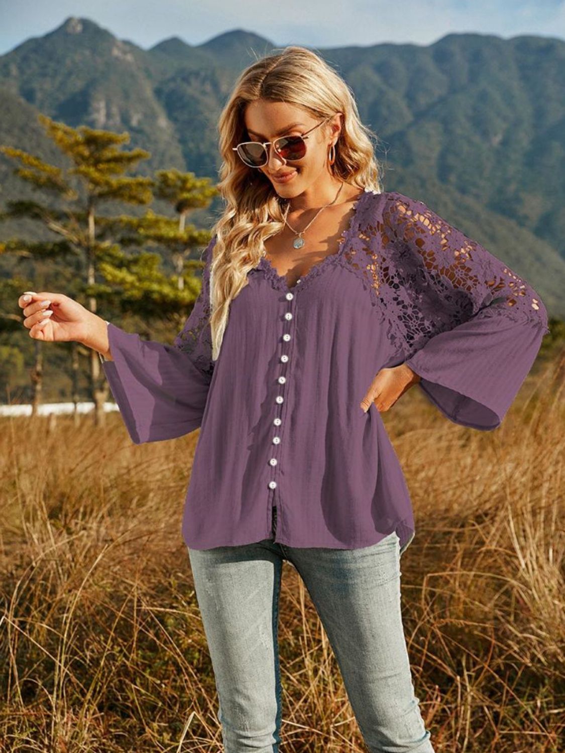 Whimsical Flow Tunic Top