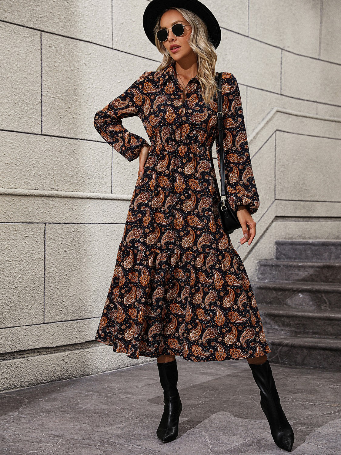 Moonlit Wanderer Midi Dress