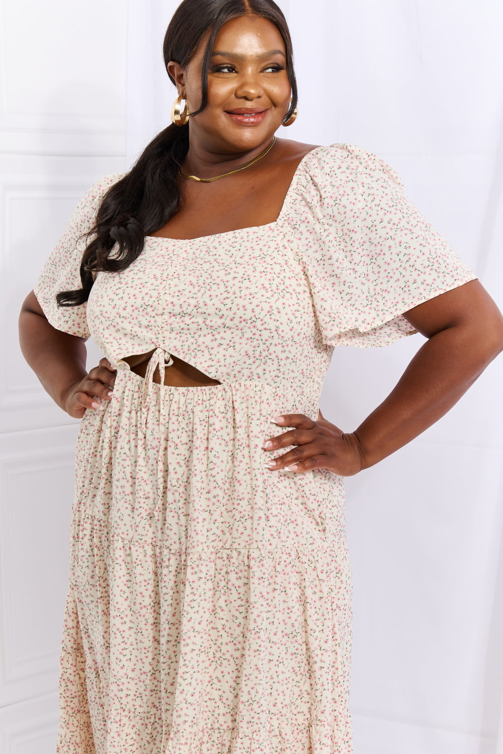 HEYSON'S Let It Grow Midi Dress