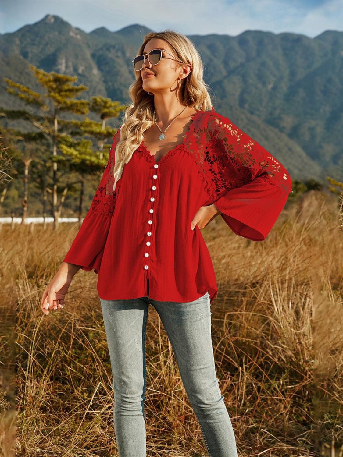 Whimsical Flow Tunic Top