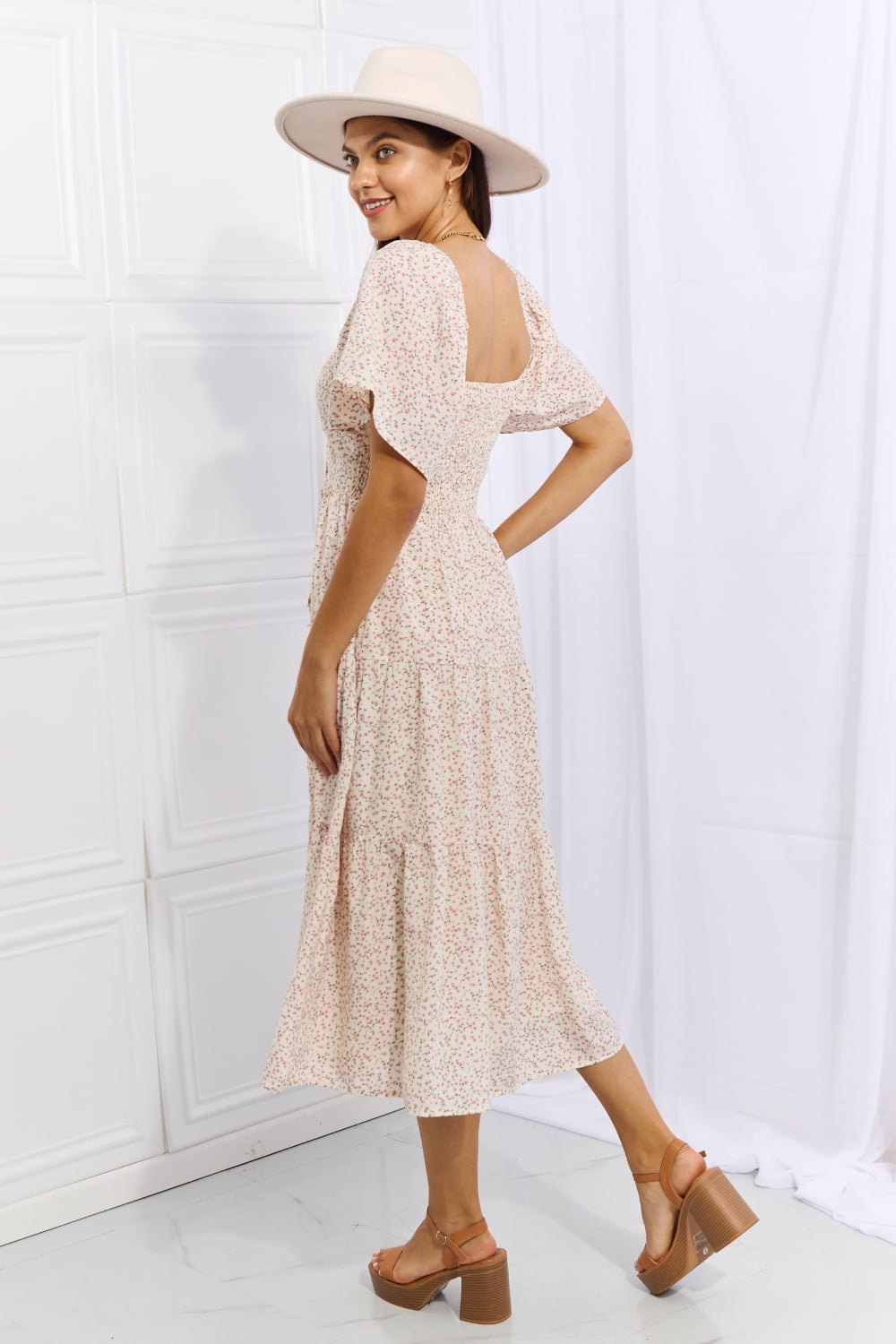 HEYSON'S Let It Grow Midi Dress