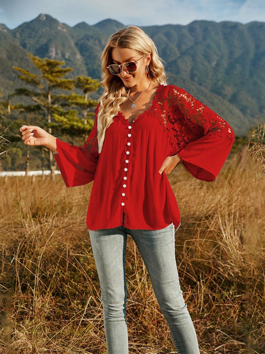 Whimsical Flow Tunic Top