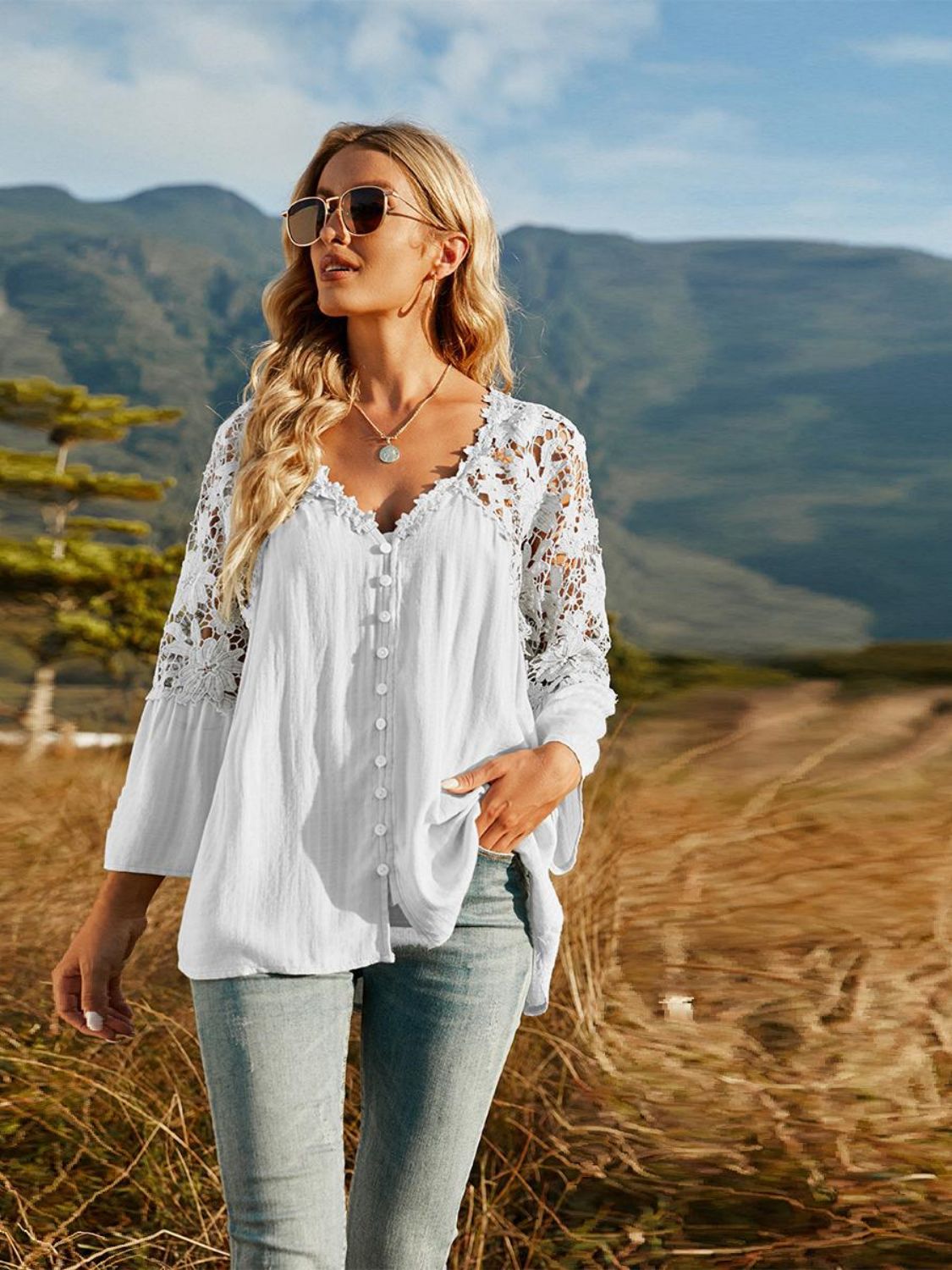 Whimsical Flow Tunic Top