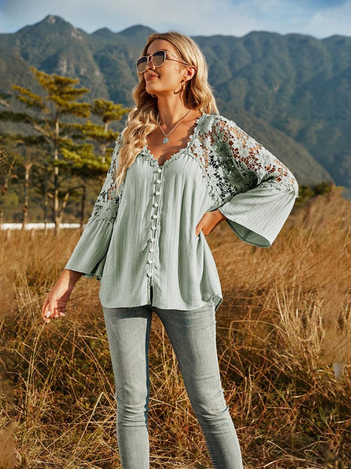 Whimsical Flow Tunic Top