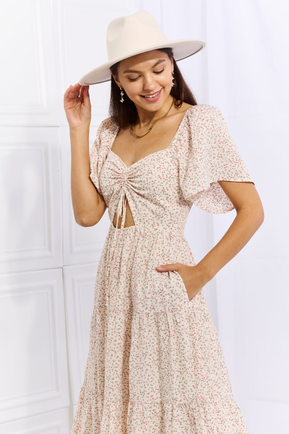 HEYSON'S Let It Grow Midi Dress