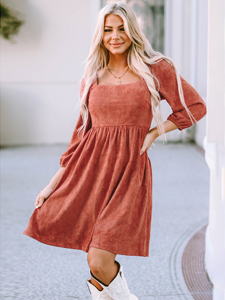 Autumn Aura Mini Dress