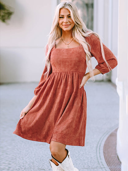Autumn Aura Mini Dress