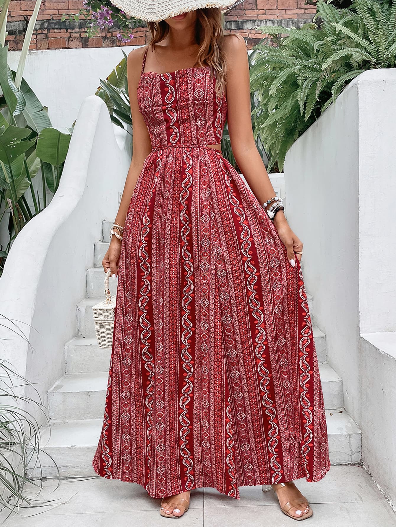 Pure Bliss Backless Maxi Dress