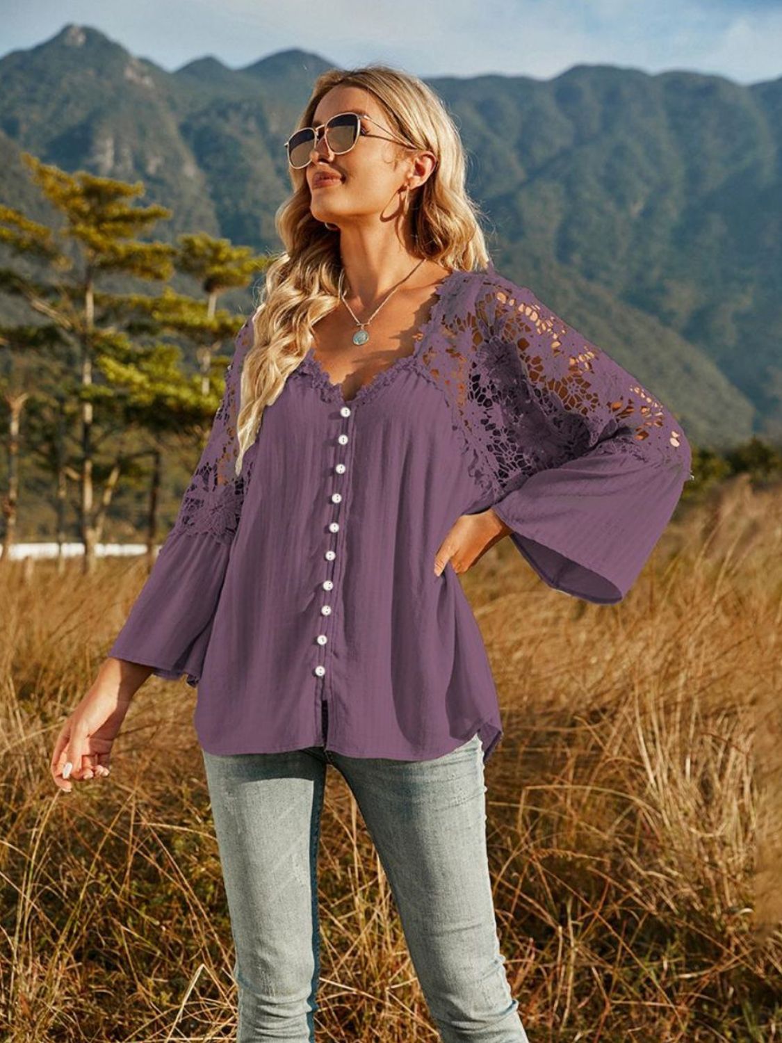 Whimsical Flow Tunic Top