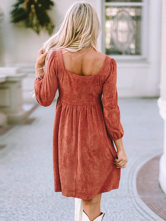 Autumn Aura Mini Dress