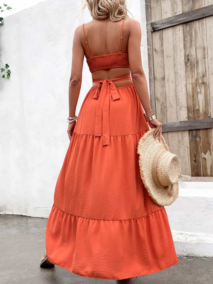 Apricot Maxi Dress