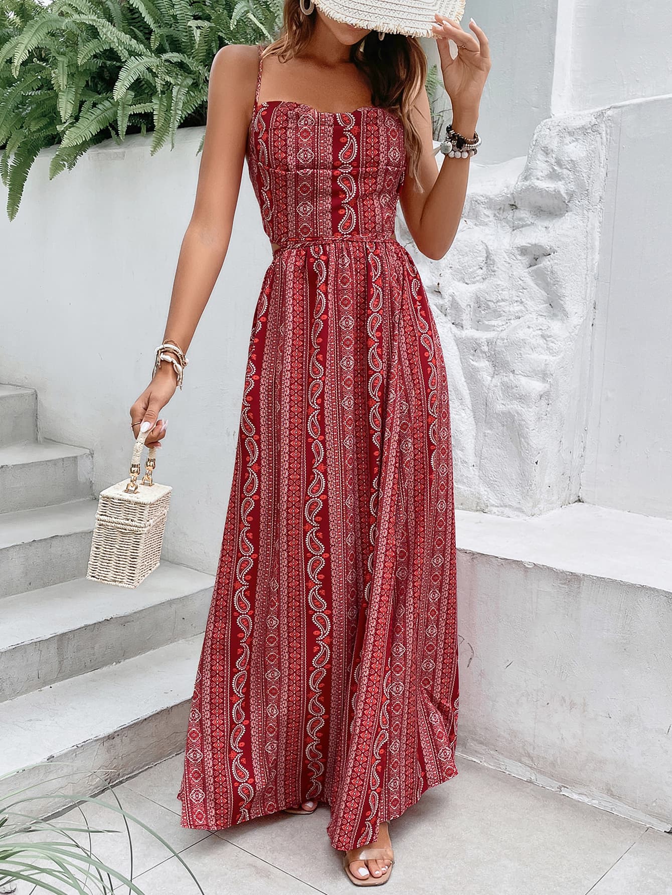 Pure Bliss Backless Maxi Dress